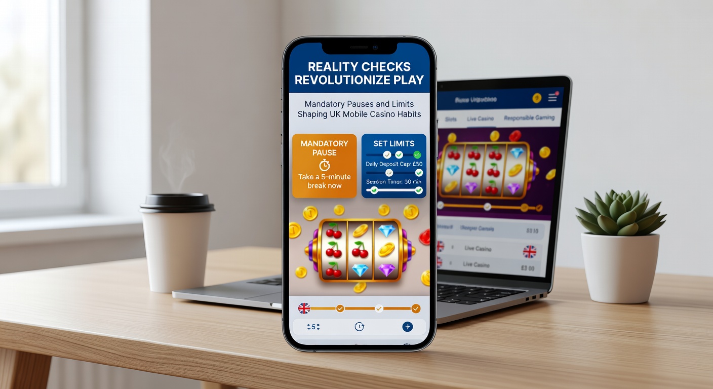 Graph illustrating decline in average session lengths and increase in limit-setting among UK mobile casino users post-reality check mandates